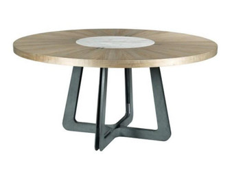 Ad Modern Synergy Concentric Round Dining Table Complete 700-706R By American Drew
