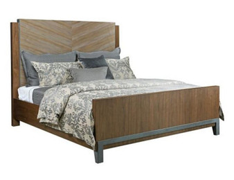Ad Modern Synergy Chevron Maple Queen Bed Package 700-313R By American Drew
