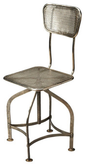 "2553025" Pershing Industrial Chic Swivel Chair