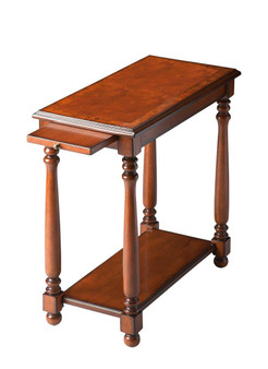 "5017101" Devane Olive Ash Burl Chairside Table