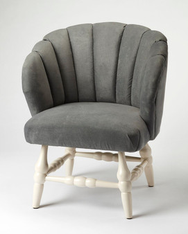 "4492288" Malcom Gray Velvet Accent Chair "Special"