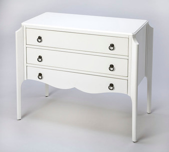 "4469304" Wilshire Glossy White Accent Chest "Special"