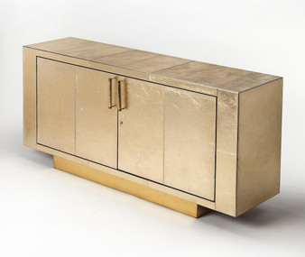 "3736350" Francois Gold Leather Buffet