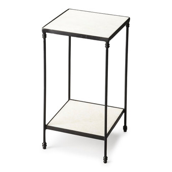 "3319025" Larkin Marble & Iron Accent Side Table "Special"