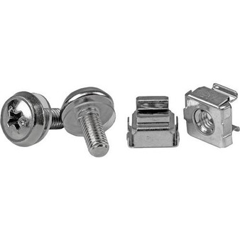 Startech.Com 50 Pkg M5 Mounting Screws And Cage Nuts For Server Rack Cabinet "CABSCREWM5"