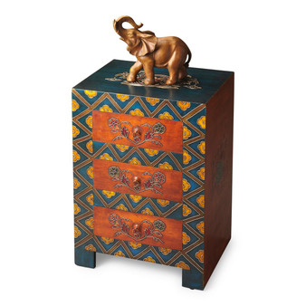 "1173290" Dharma Hand Painted Accent Chest