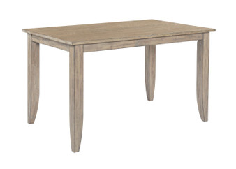 The Nook - Heathered Oak 60" Counter Height Leg Table 665-762