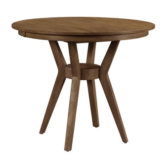 The Nook - Hewned Maple 44" Round Counter Height Dining Table Complete 664-44XCP
