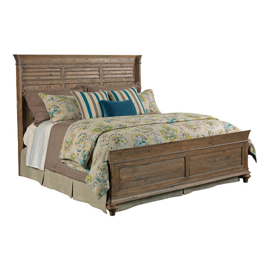 Shelter King Bed - Heather 76-131P