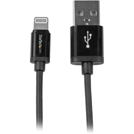 Startech.Com 1M (3Ft) Black Appleã¢Â® 8-Pin Lightning Connector To Usb Cable For Iphone / Ipod / Ipad "USBLT1MB"