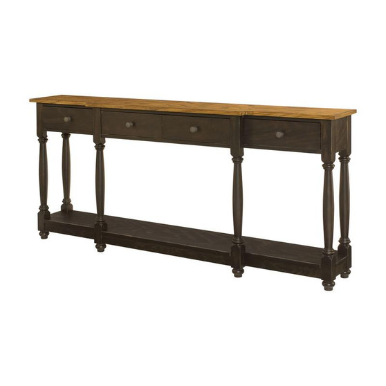 Hidden Treasures Brown Drawer Console- Kd 090-640 By Hammary Furniture
