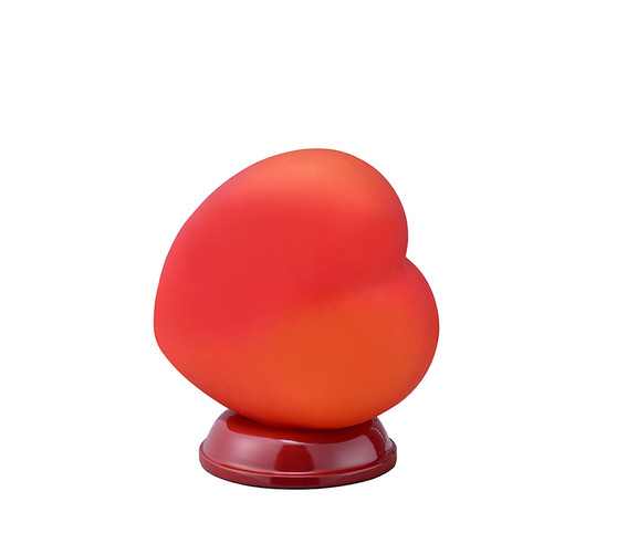 "KT-192" 8.4" In Red Heart Shape Table Lamp By Ore International