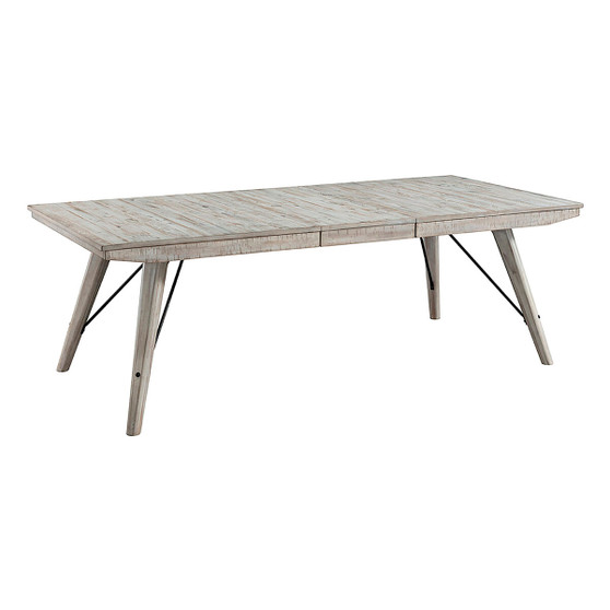 Modern Rustic 42X72-90 Trestle Dining Table "MR-TA-4290-WWH-C"