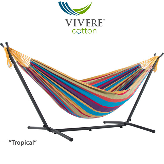 "UHSDO9-20" Combo - Double Tropical Hammock With Stand (9Ft)