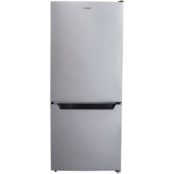 4.1 Cuft Bottom Mount Compact Refrigerator, Manual Defrost, 37Db "DCR041C1BSLDB-6"