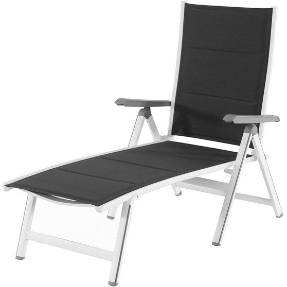 Aluminum Sling Folding Chaise Lounge "EVERCHS-W-GRY"