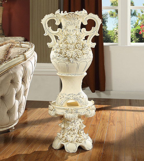 Homey Design HD-1132 Victorian Ceramic Vase & Pedestal