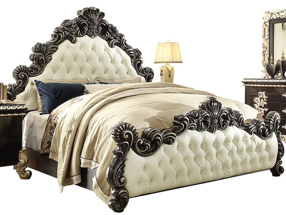 Homey Design HD-1208 E BED Victorian Eastern King Bed