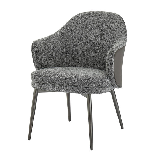 "VGCSCH-19005-GRY-DC" VIG Modrest Cora - Modern Grey Fabric & Leatherette Dining Chair