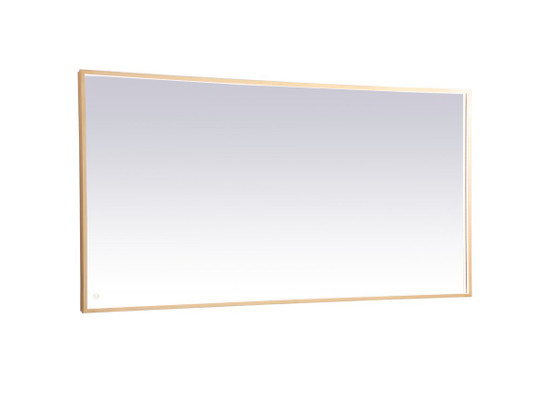 Pier 36X72 Inch Led Mirror With Adjustable Color Temperature 3000K/4200K/6400K In Brass "MRE63672BR"