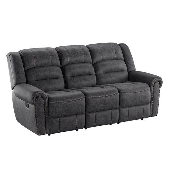 Motion Sofa-Grey By Emerald Home "U7250-00-03"