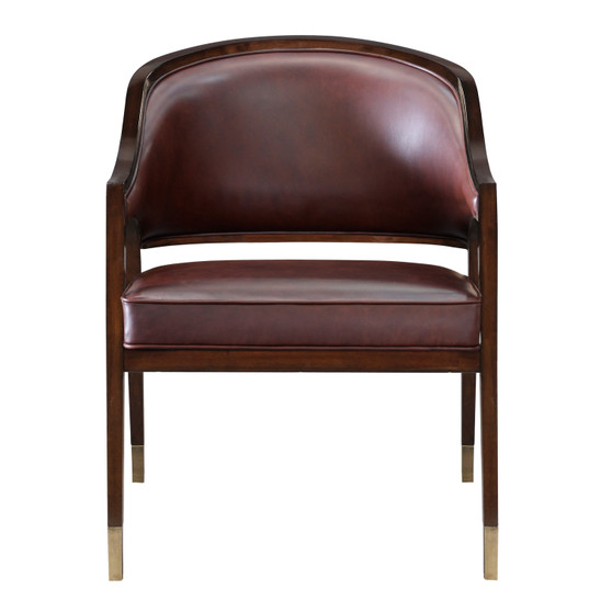 Chair Memphis Leather Em "34649EM/BR"