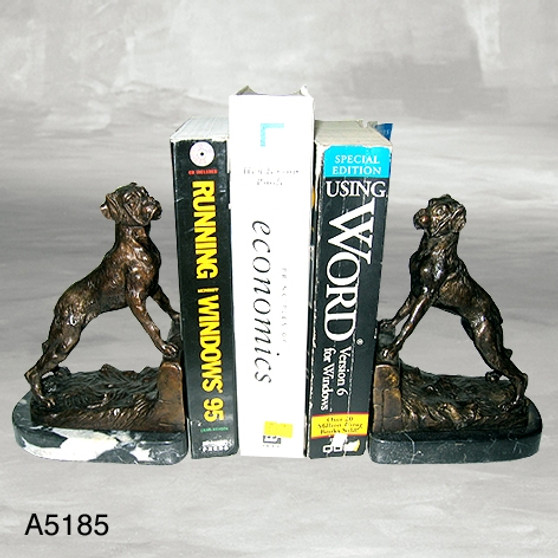 Boxer Book End Pair "A5185"