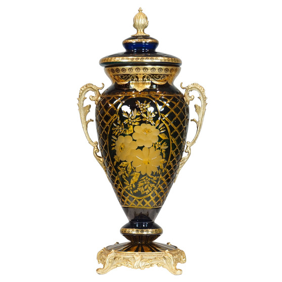French Cut Glass Vase "DT0509B"