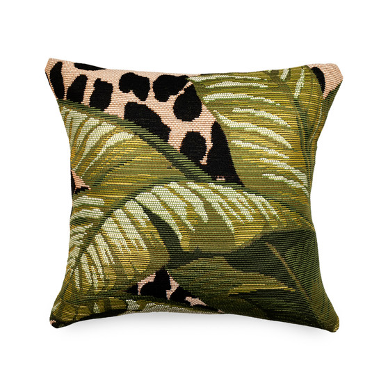 Liora Manne Marina Safari Indoor/Outdoor Pillow Green 18" x 18" "7MR8S805606"