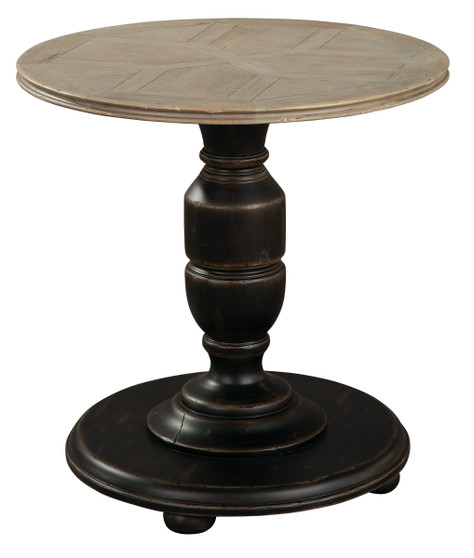 "27843" Round Pedestal End Table