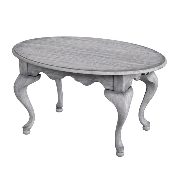 "3012418" Grace Oval 4 Legs Coffee Table, Gray