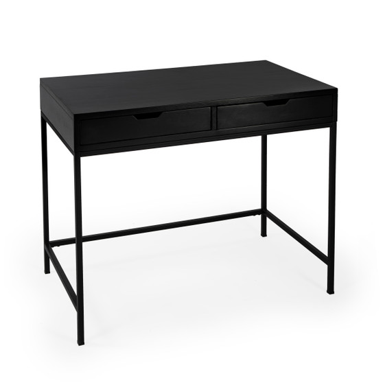 "5466295" Belka Desk With Drawers, Black