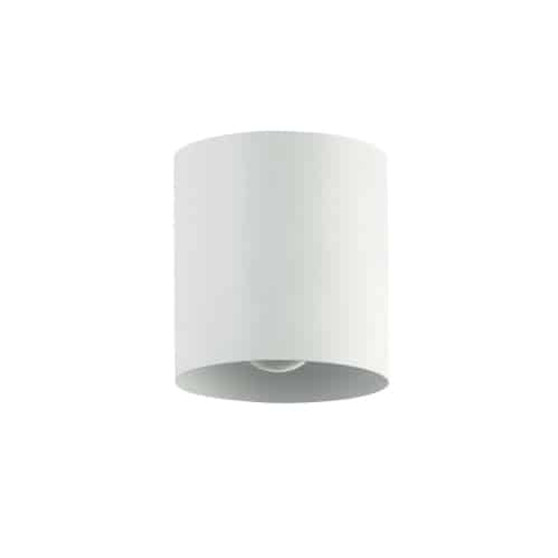 1 Light Flush Mount, Metal White "TRN-41FH-MW"