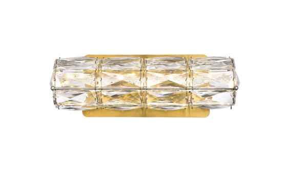 Valetta 12 Inch Led Linear Wall Sconce In Gold "3501W12G"