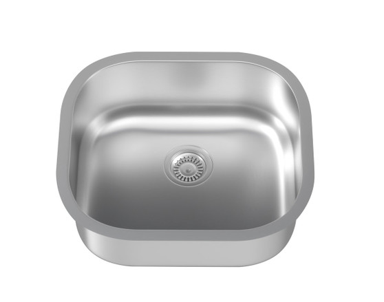 Stainless Steel Undermount Kitchen Sink L20" X W18" X H8" "SK20120"