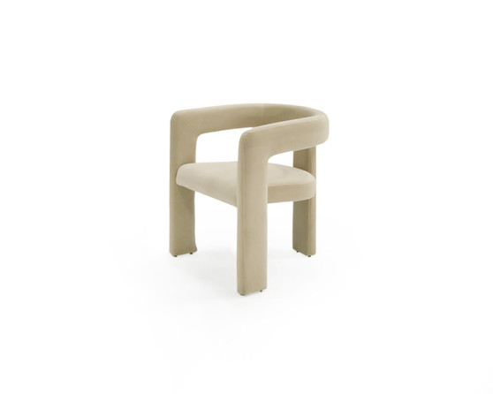 "VGEUMC-9771CH-BGE" VIG Modrest Cherish - Modern Beige Fabric Dining Chair