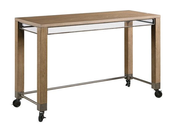 Maya Counter Console With Stools 070-589 By Hammary Furniture