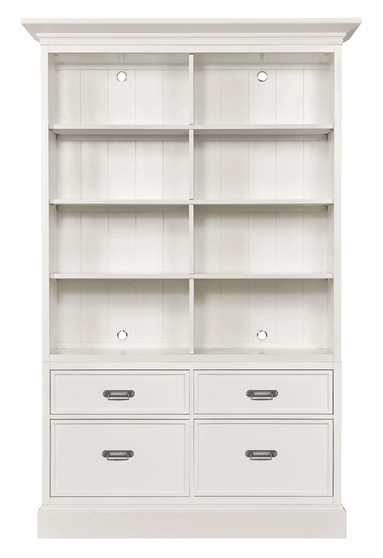 Structures Double Storage Bookcase 267-204R By Hammary Furniture