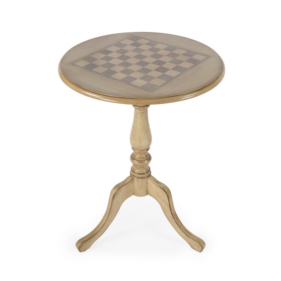 "3405424" Company Colbert 22" Round Pedestal Game Table, Beige