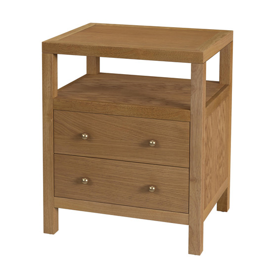 "5734452" Company Celine 2 Drawer Nightstand, Natural