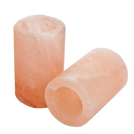 Himalayan Salt Shot Glasses With Plastic Inserts - (Set Of 2) "AMC2-95029"