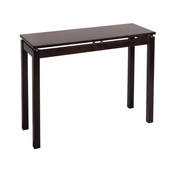 Linea Console / Hall Table With Chrome Accent "92730"