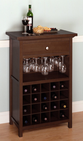 Chablis Wine Cabinet - Antique Walnut "94441"