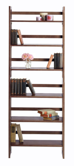 Terry Folding Bookcase - Antique Walnut "94896"