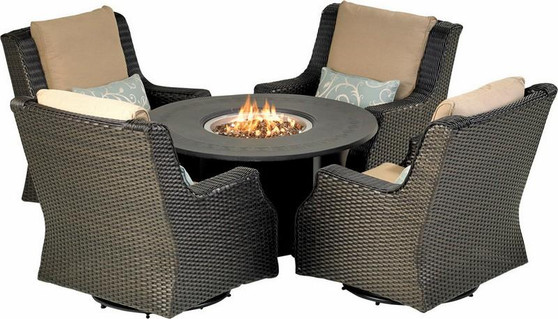 Rome 5-Piece Fire Chat Set "RMDSG5H"