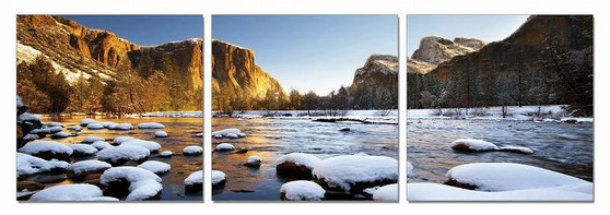 Modrest Yosemite 3-Panel Photo On Canvas VGSCSH-71643ABC