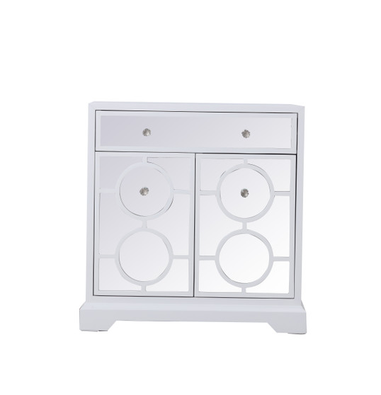 32 In. Mirrored Cabinet In White "MF81002WH"