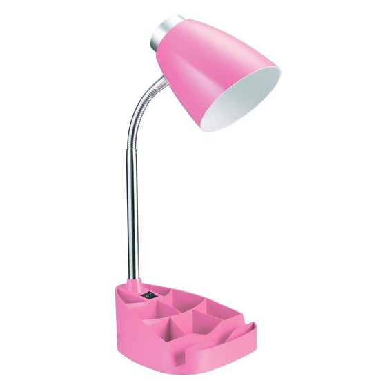 Organizer Desk Lamp With Ipad Tablet Stand Book Holder - "LD1002-PNK"