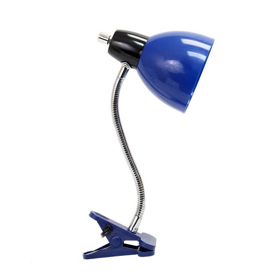 Adjustable Clip Lamp Light, Blue - "LD2014-BLU"