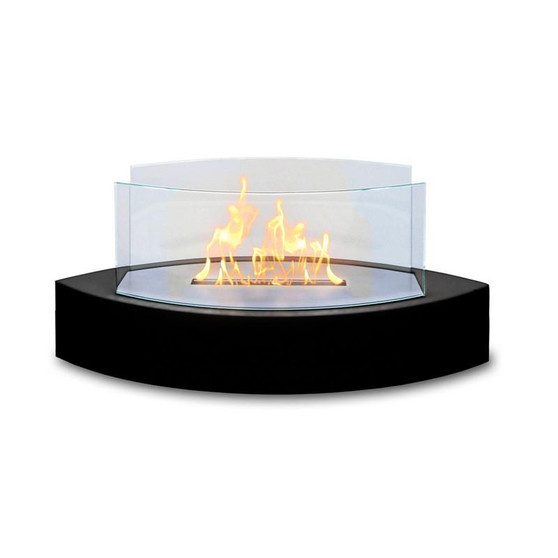 Lexington Tabletop Bio-Ethanol Fireplace - Black "90215"